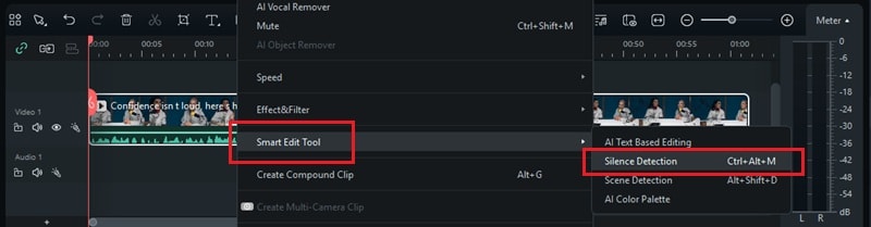 access the silence detection 2