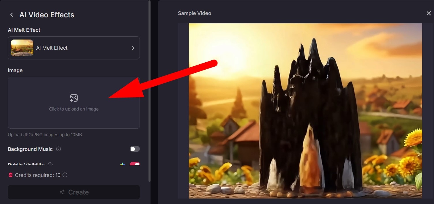 use pollo ai to upload photo
