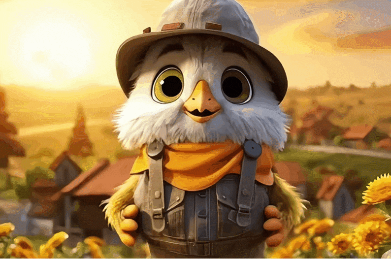 pollo ai melt effect sample gif