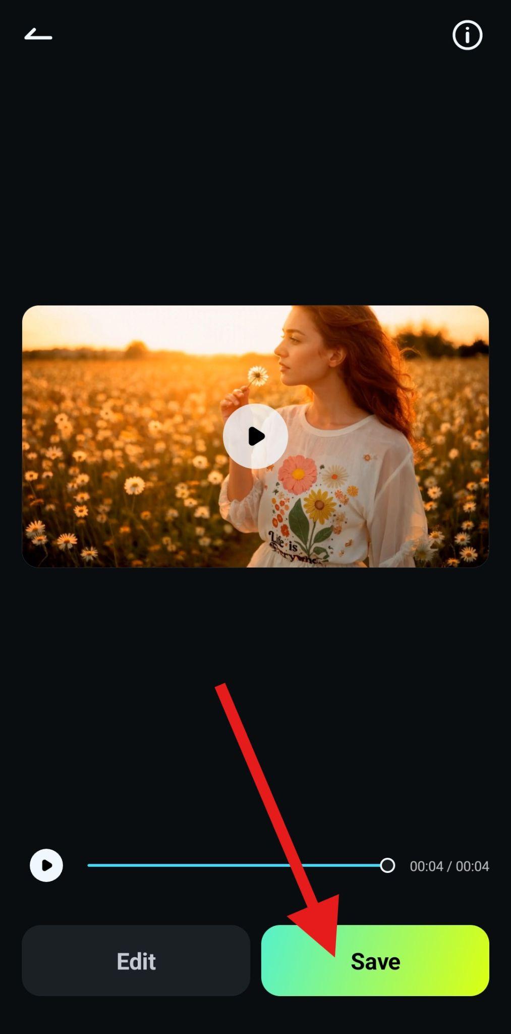 save image to video filmora mobile