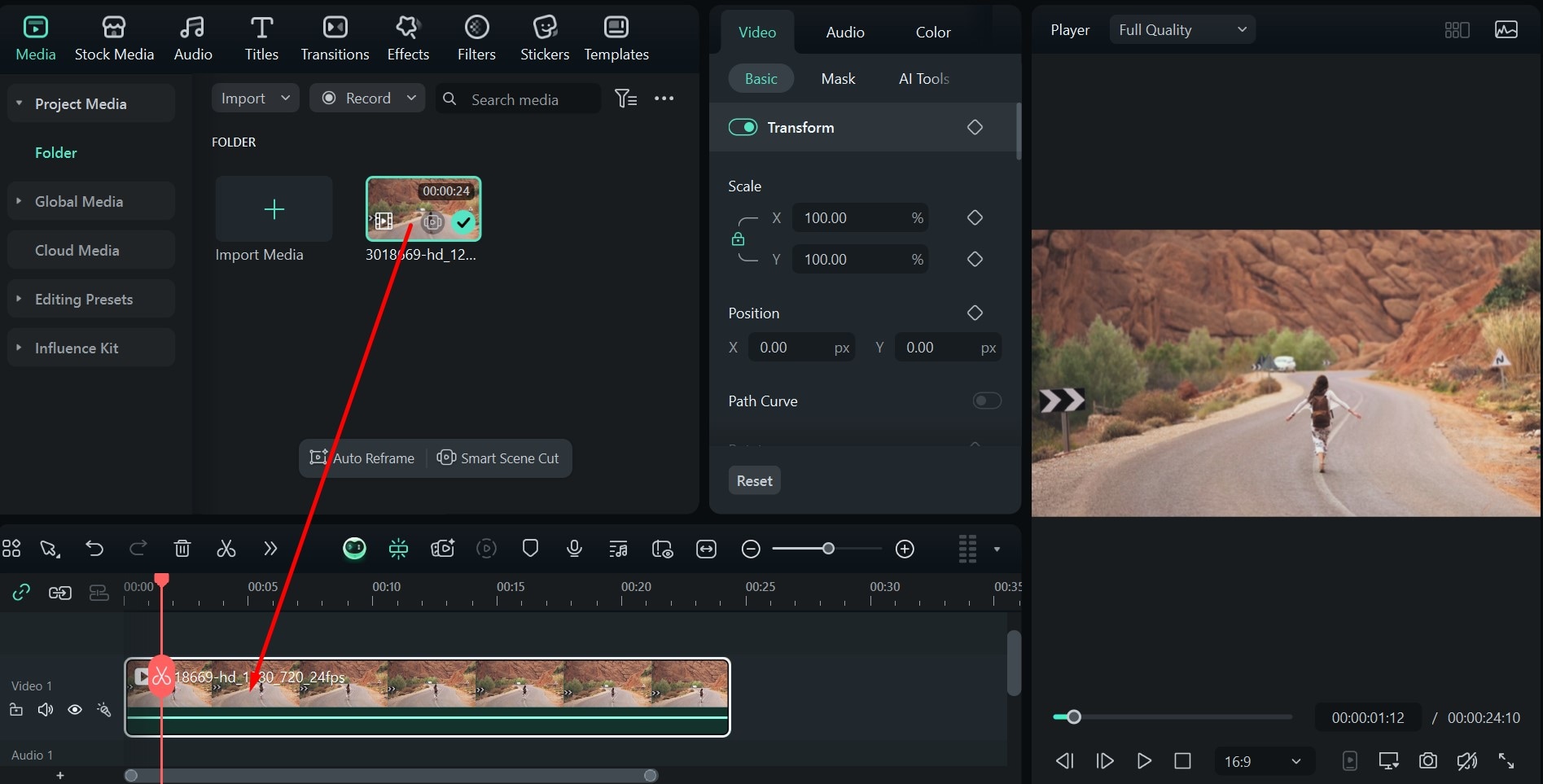 filmora adding ai music