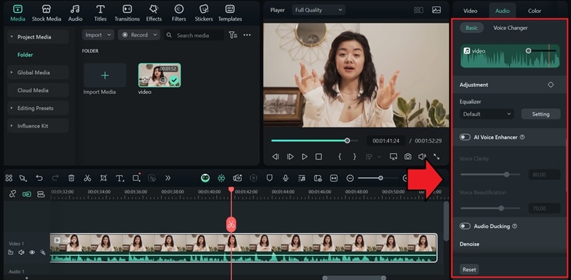convert mkv to mp3 edit audio with filmora ai tools