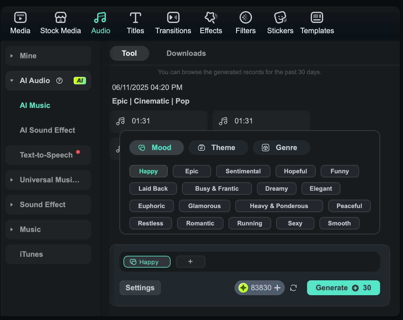 enhance stop motion with filmora ai tools