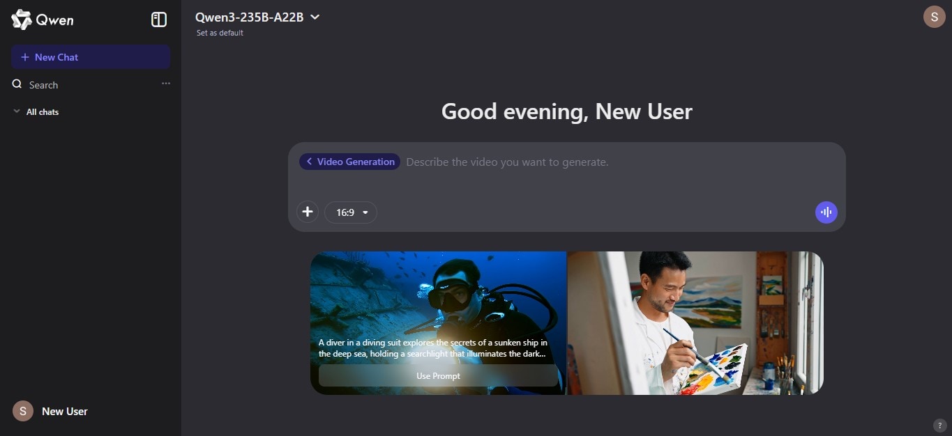 qwen ai video generation tool