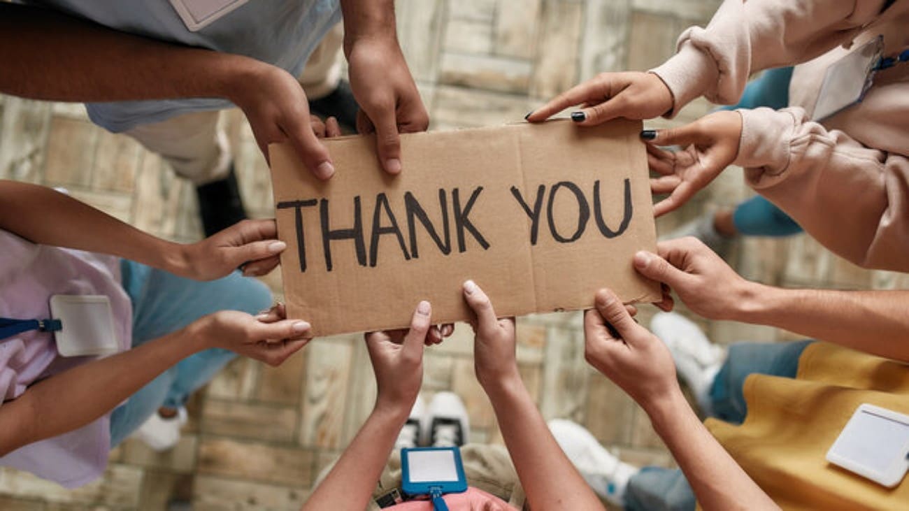 thank you fundraising video