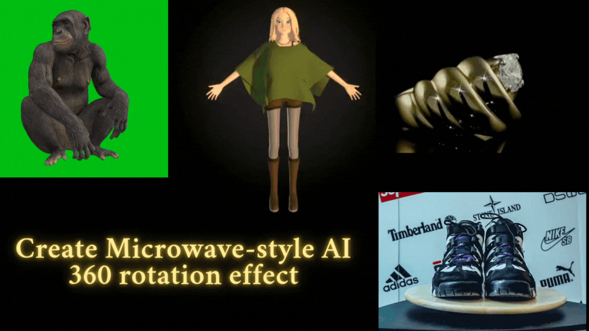 ai 360 rotation video generator