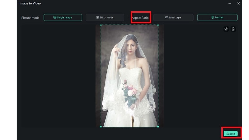 set aspect ratio