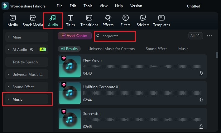 add background music to the video