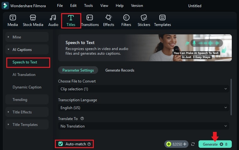 generate subtitles for the video