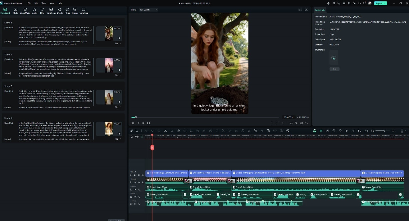 filmora final touches