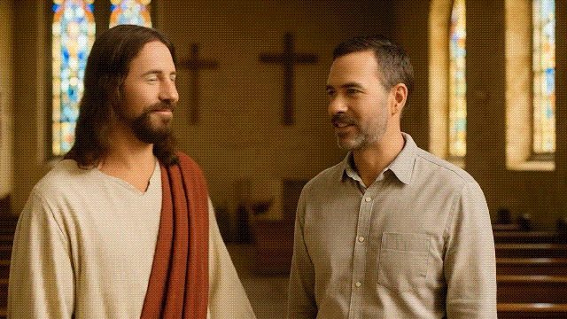 ai jesus hug video