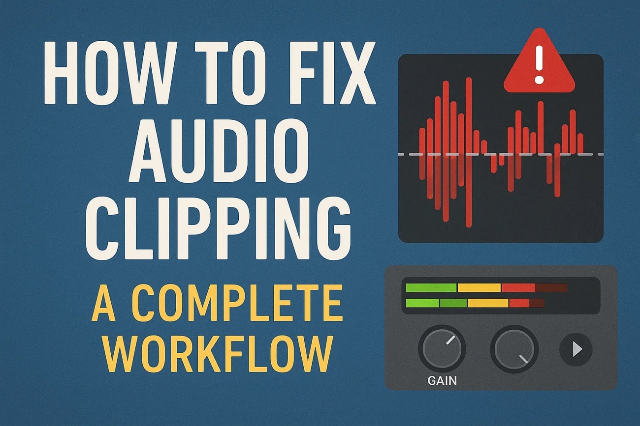 removing audio clipping guide