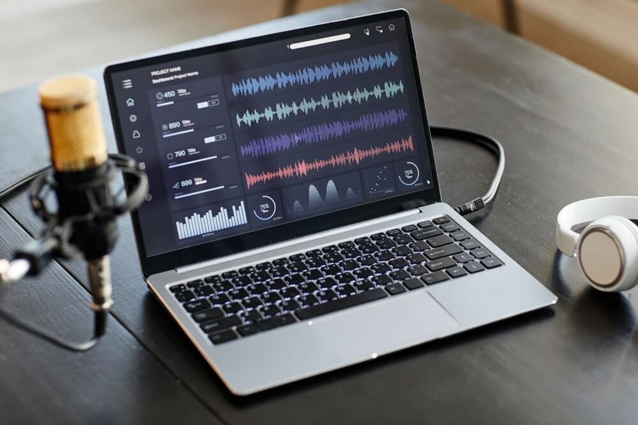 using professional grade recording equipment