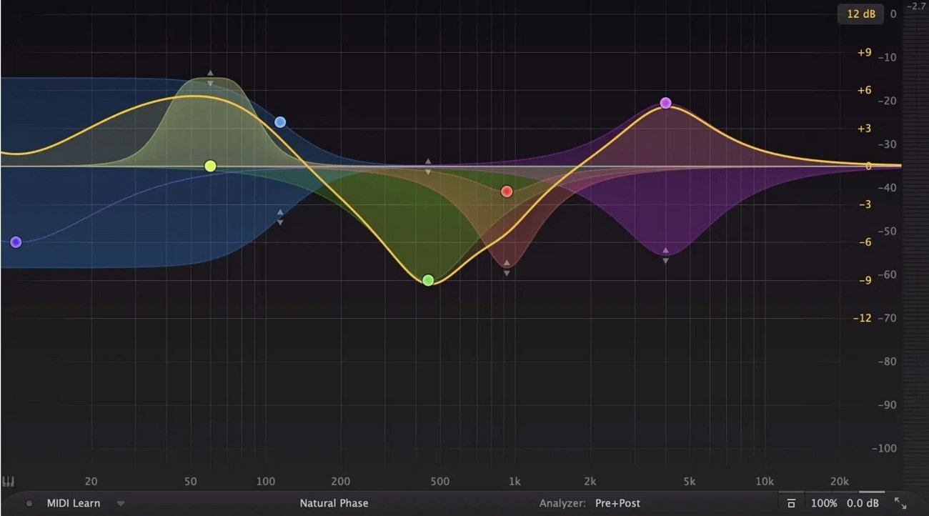 eq cleanup reducing frequency range