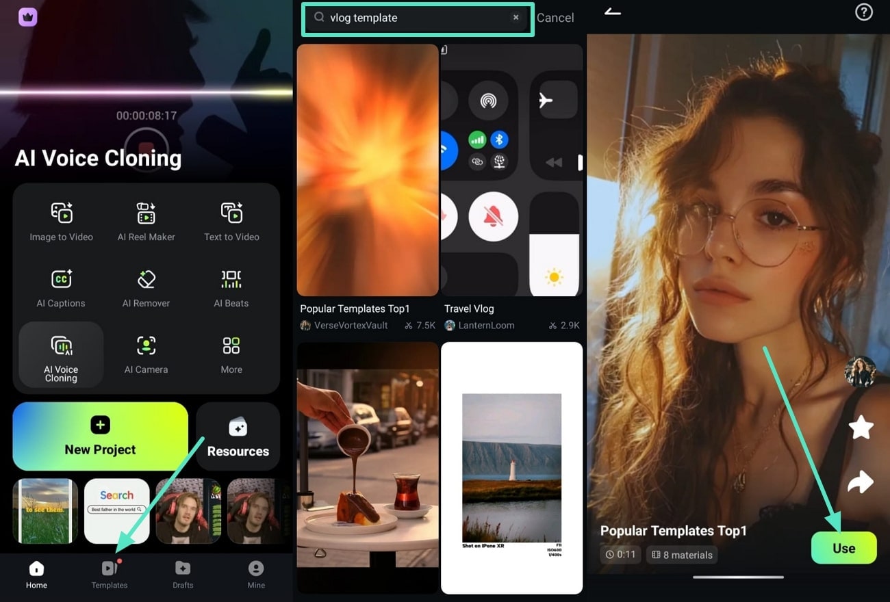 filmora app add captions