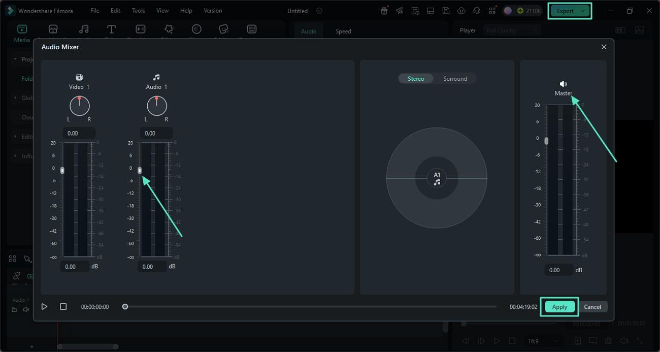use equalizer and audio mixer