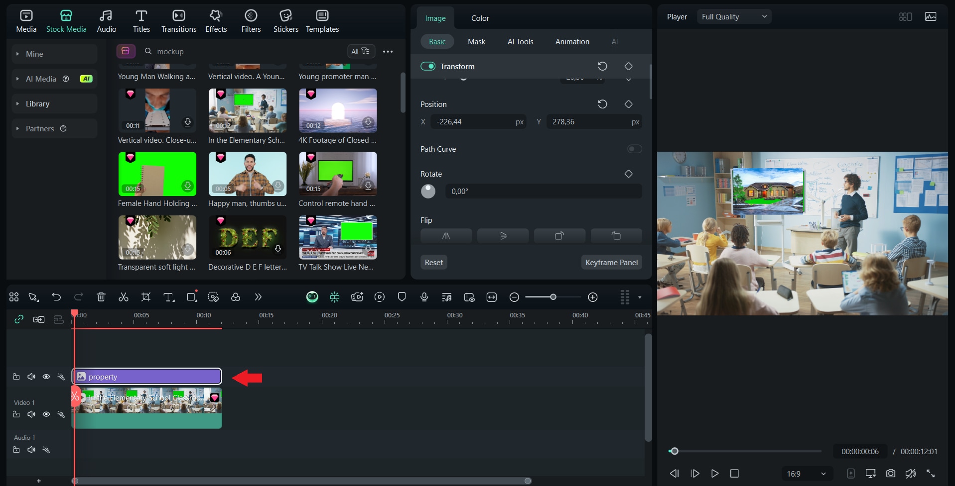 place your video