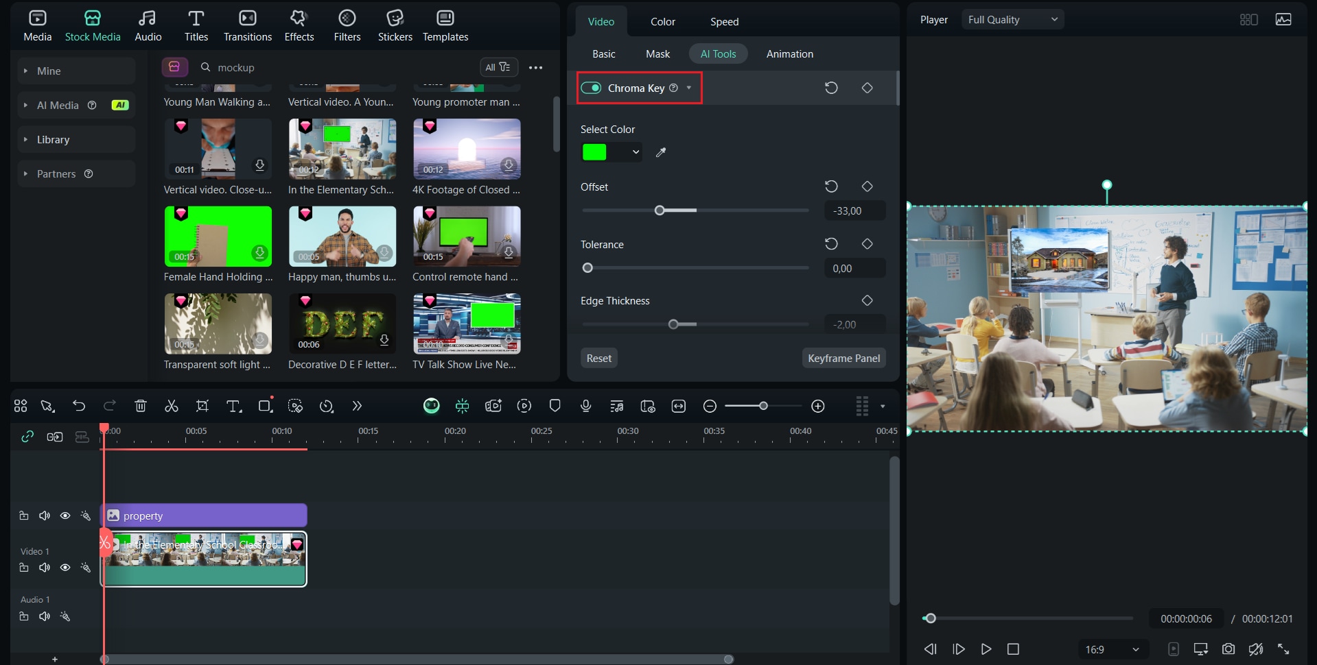 resize and reposition