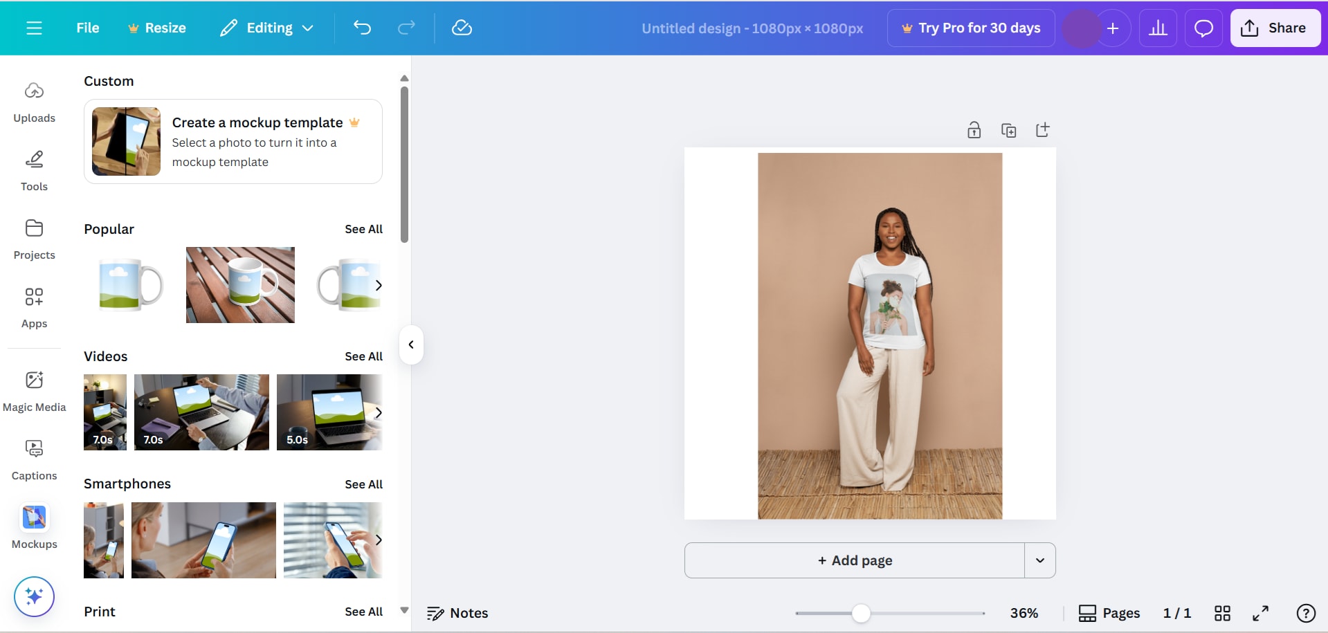 canva mockup