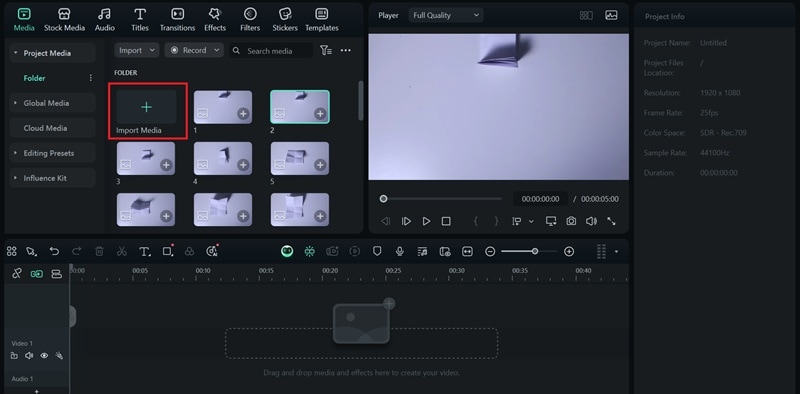 import stop motion music video frames
