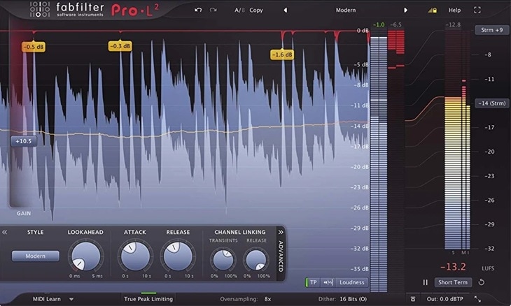 fabfilter pro l2 limiter vst