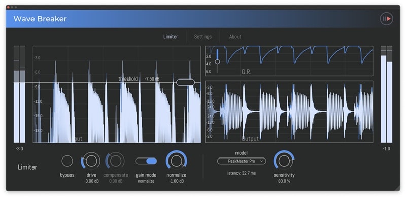 wave breaker limiter vst plugin