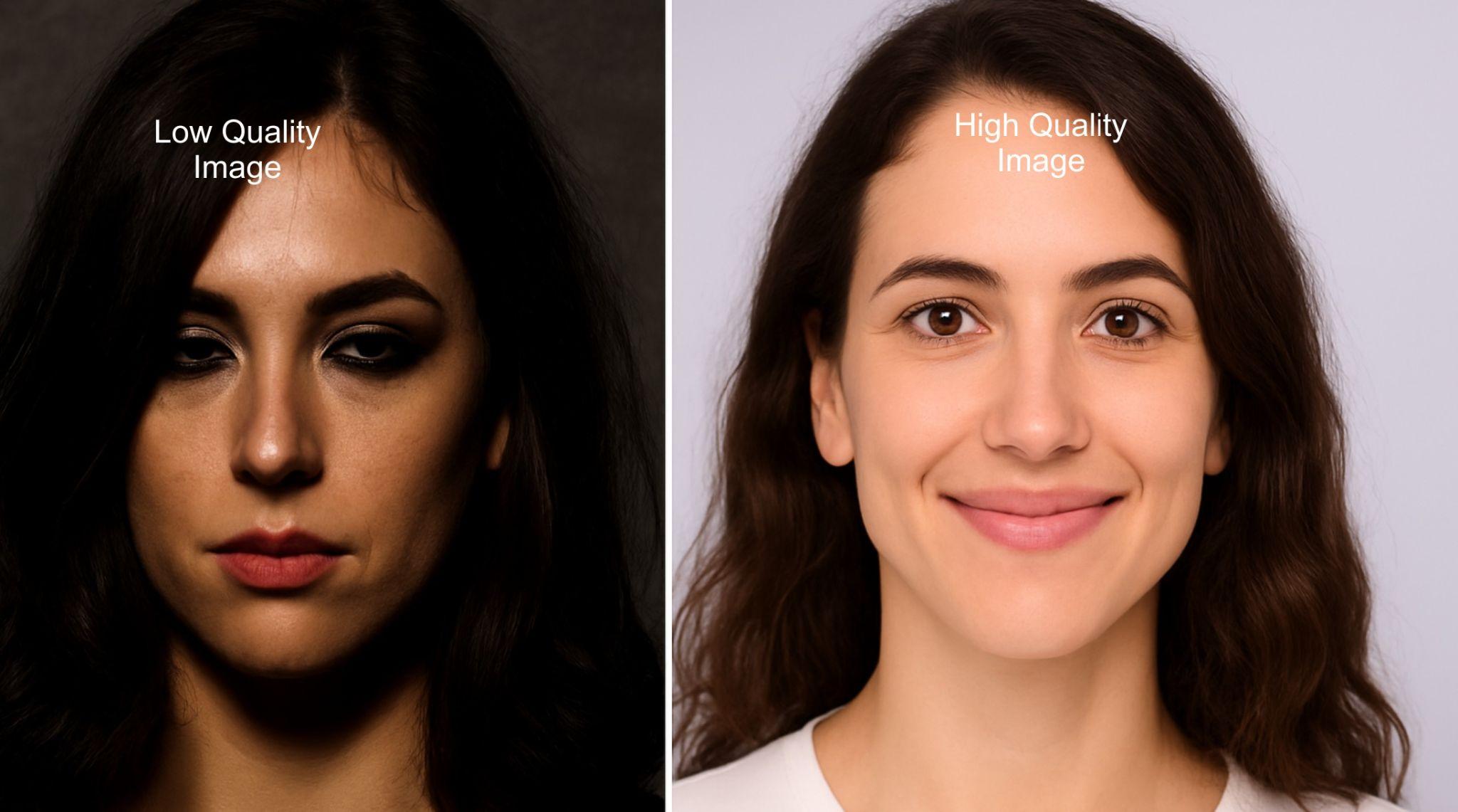 varying image quality