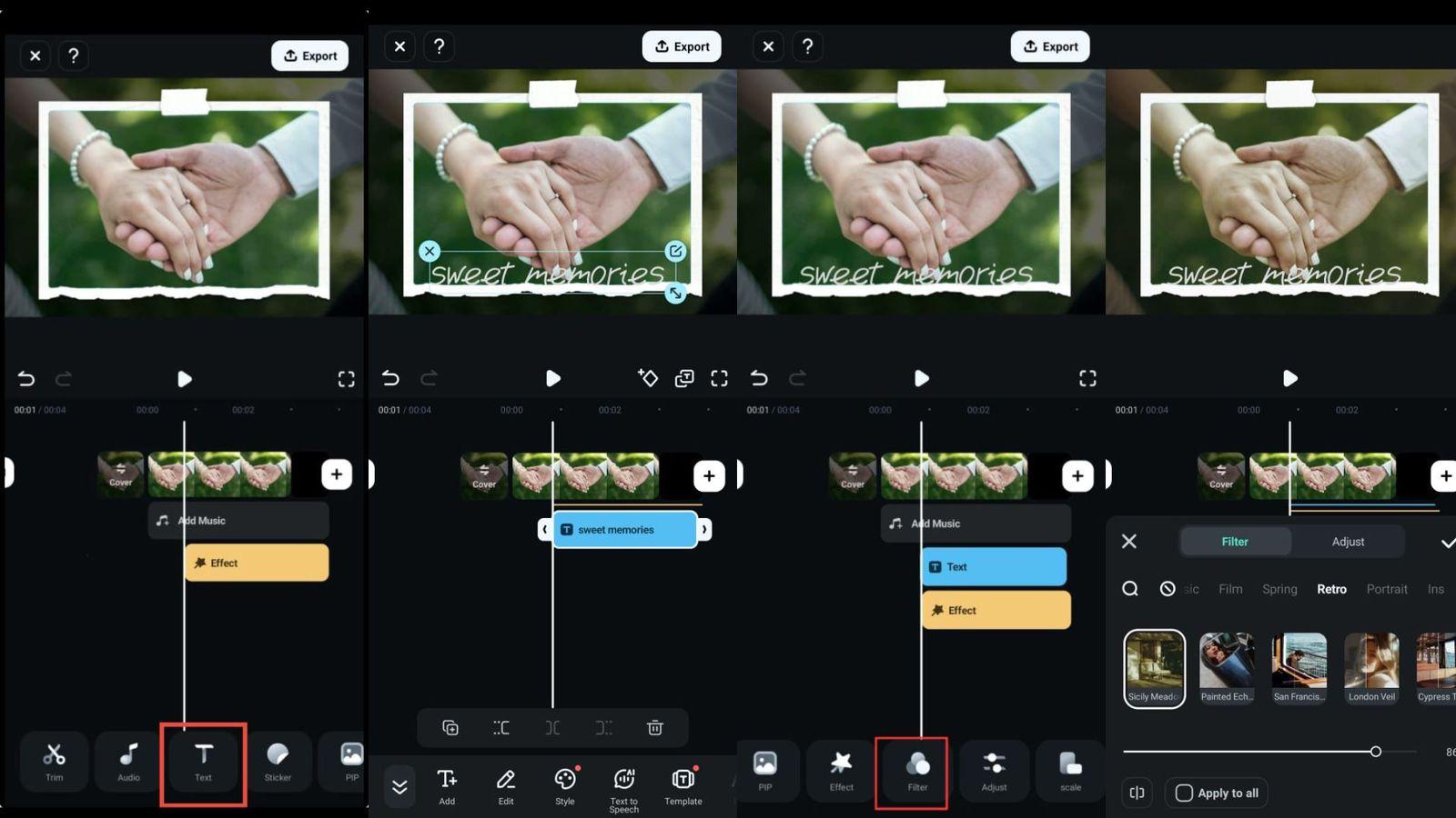 edit image like a polaroid
