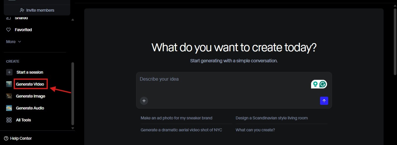 creating video on runway