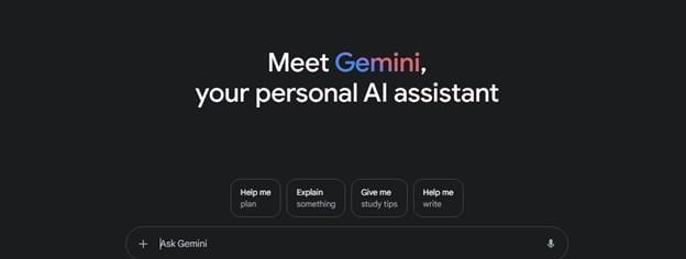 gemini ai homescreen