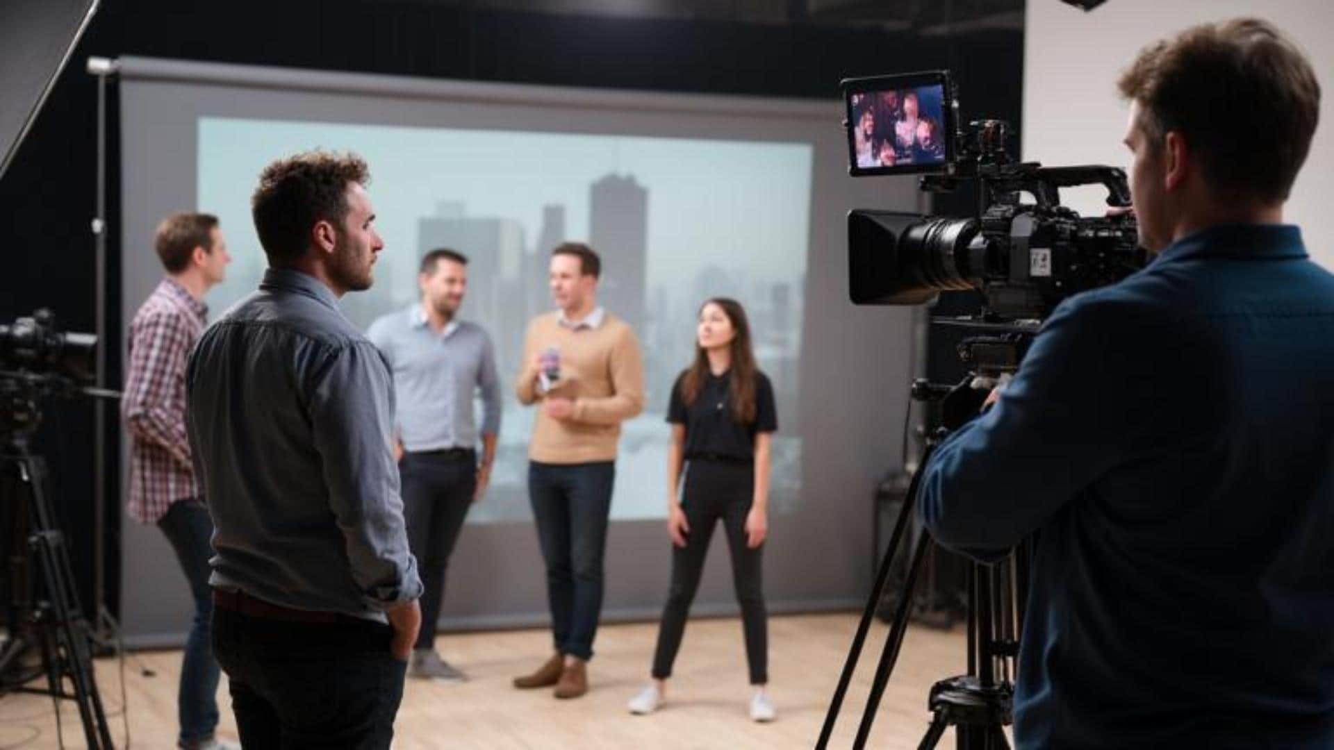 director and film crew