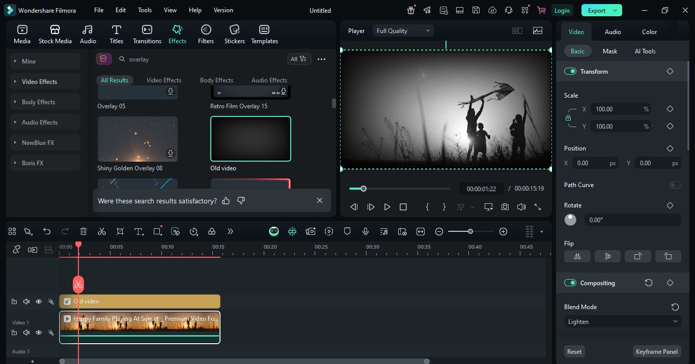 apply blending mode for a better and smoother overlay