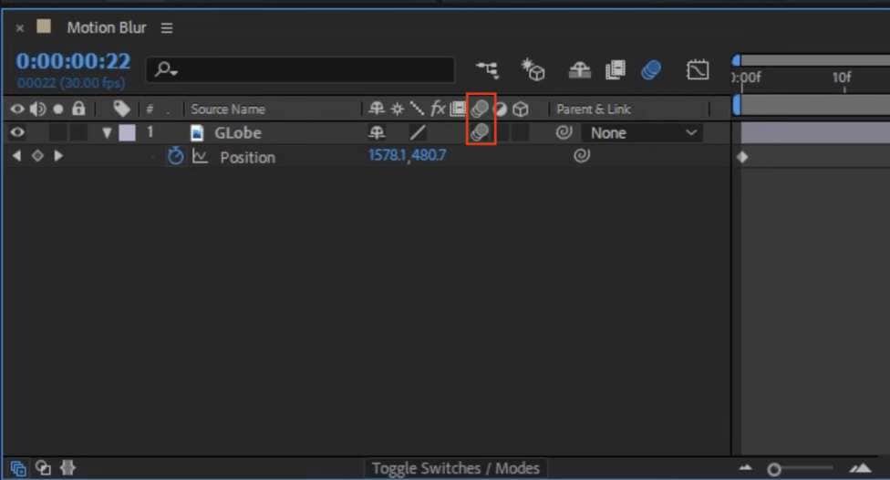 enable motion blur