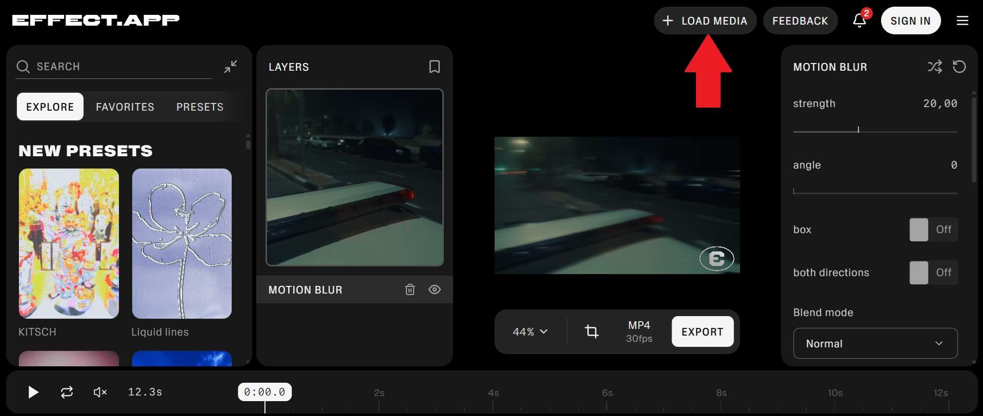 upload your footage
