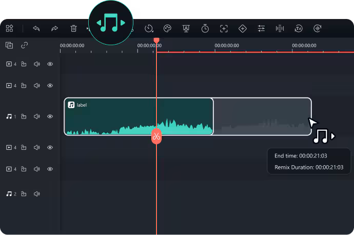 ai 音訊伸縮 filmora