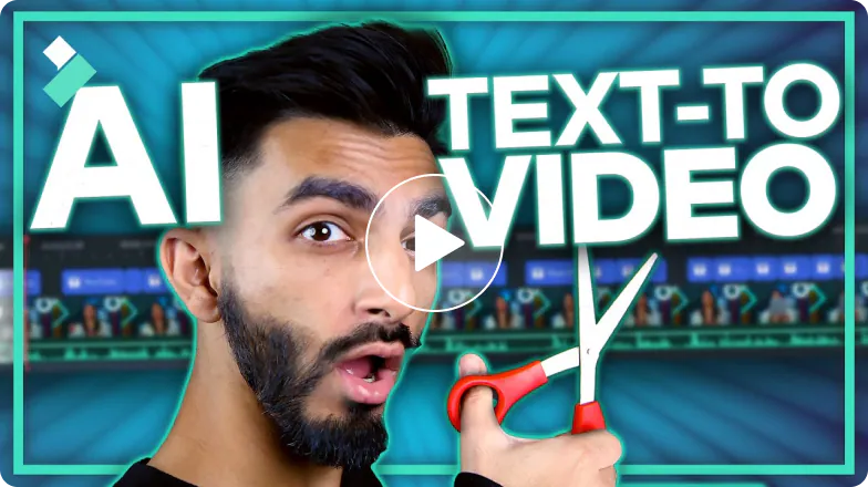 AI Text-Based Editing with Filmora 13