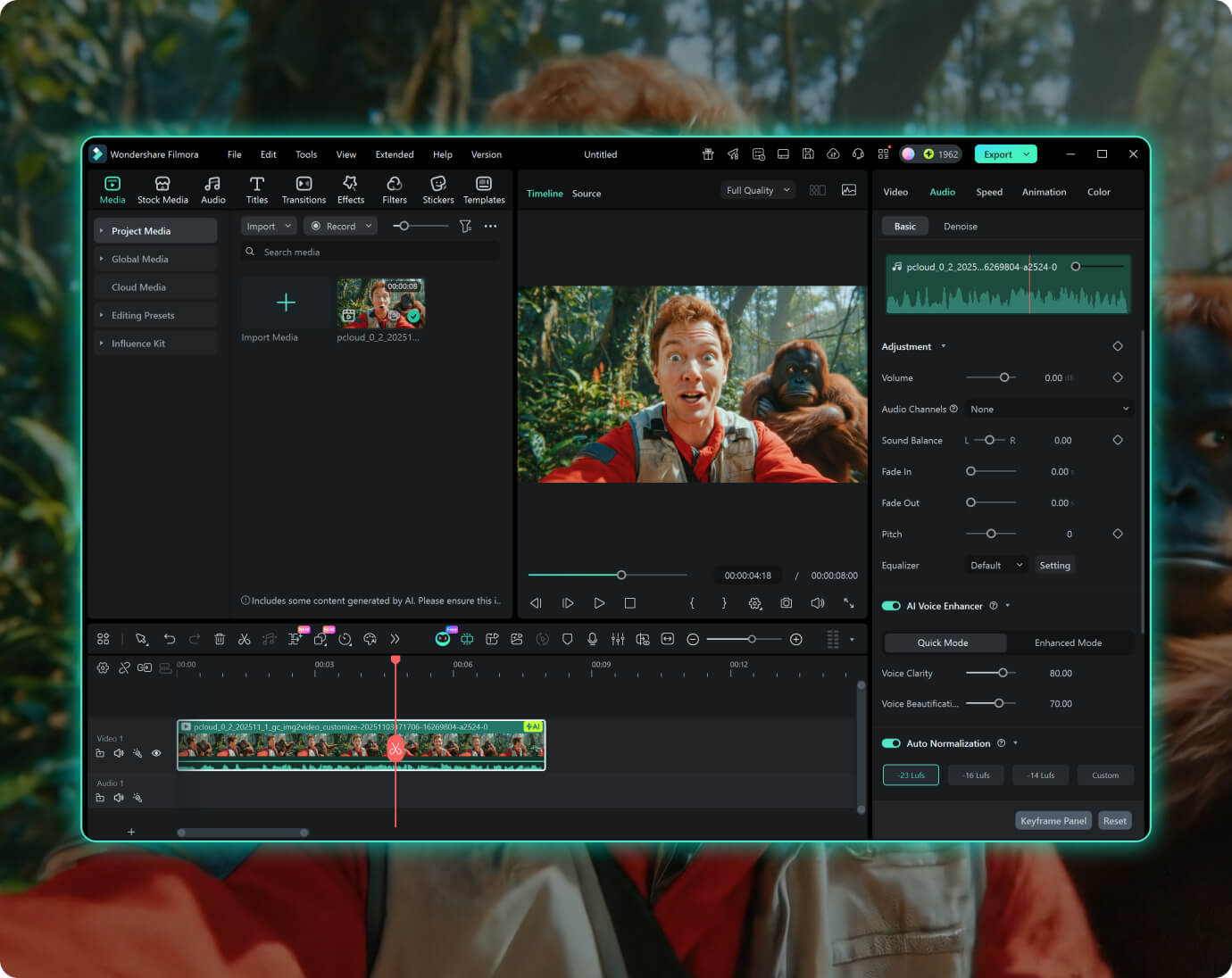 video and audio editor