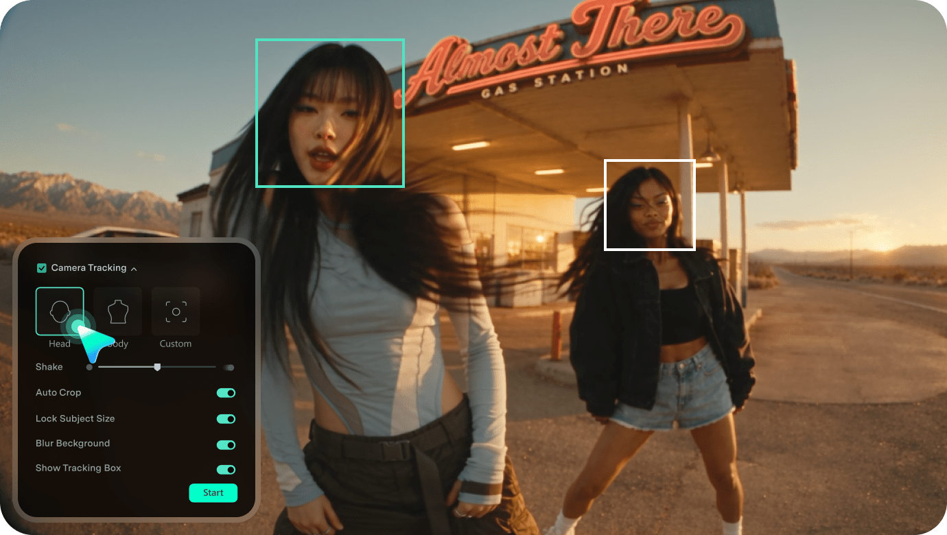 AI Camera Tracking:  Keep Subjects Centered in the frame Automatically