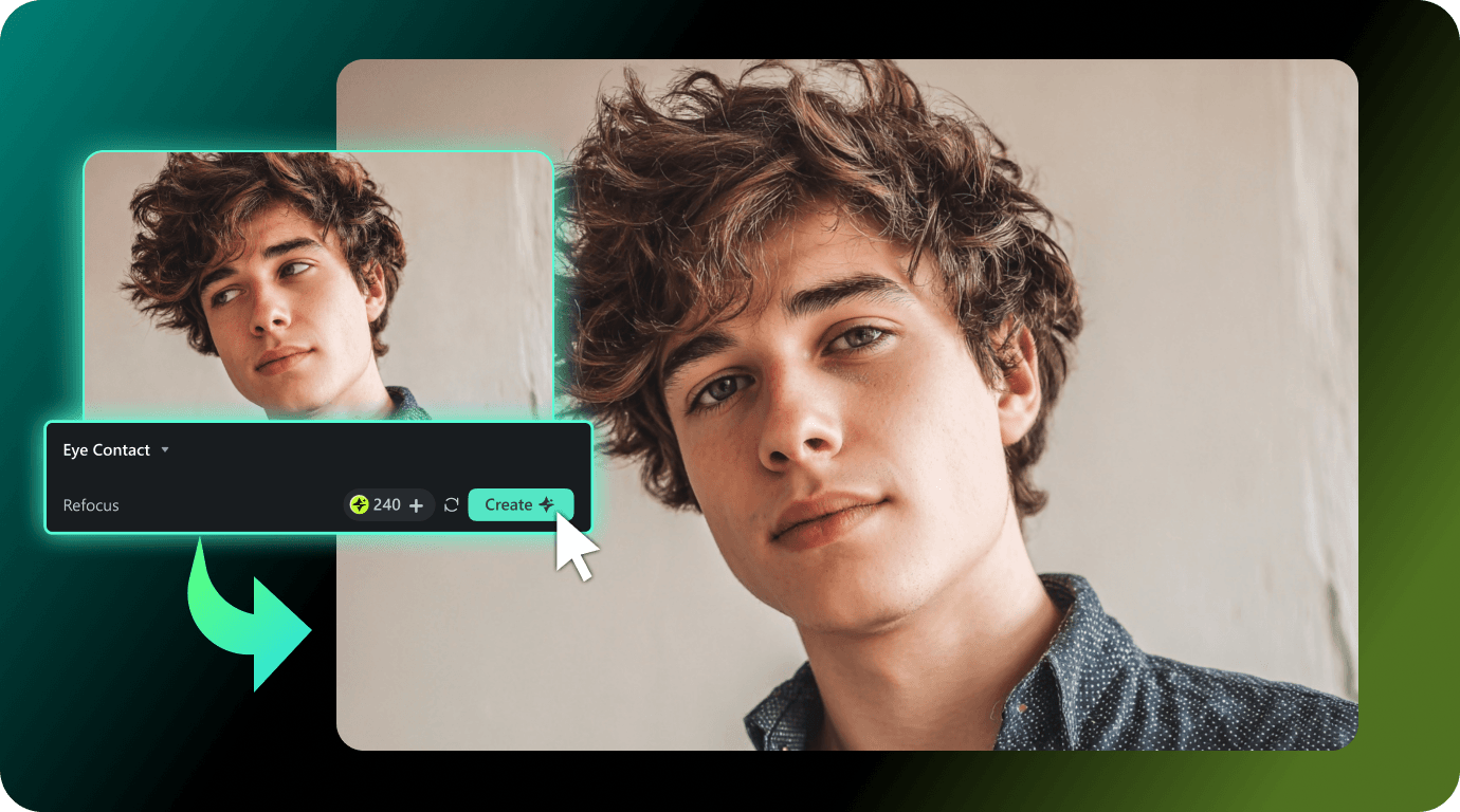 Fix Eye Contact in One Click