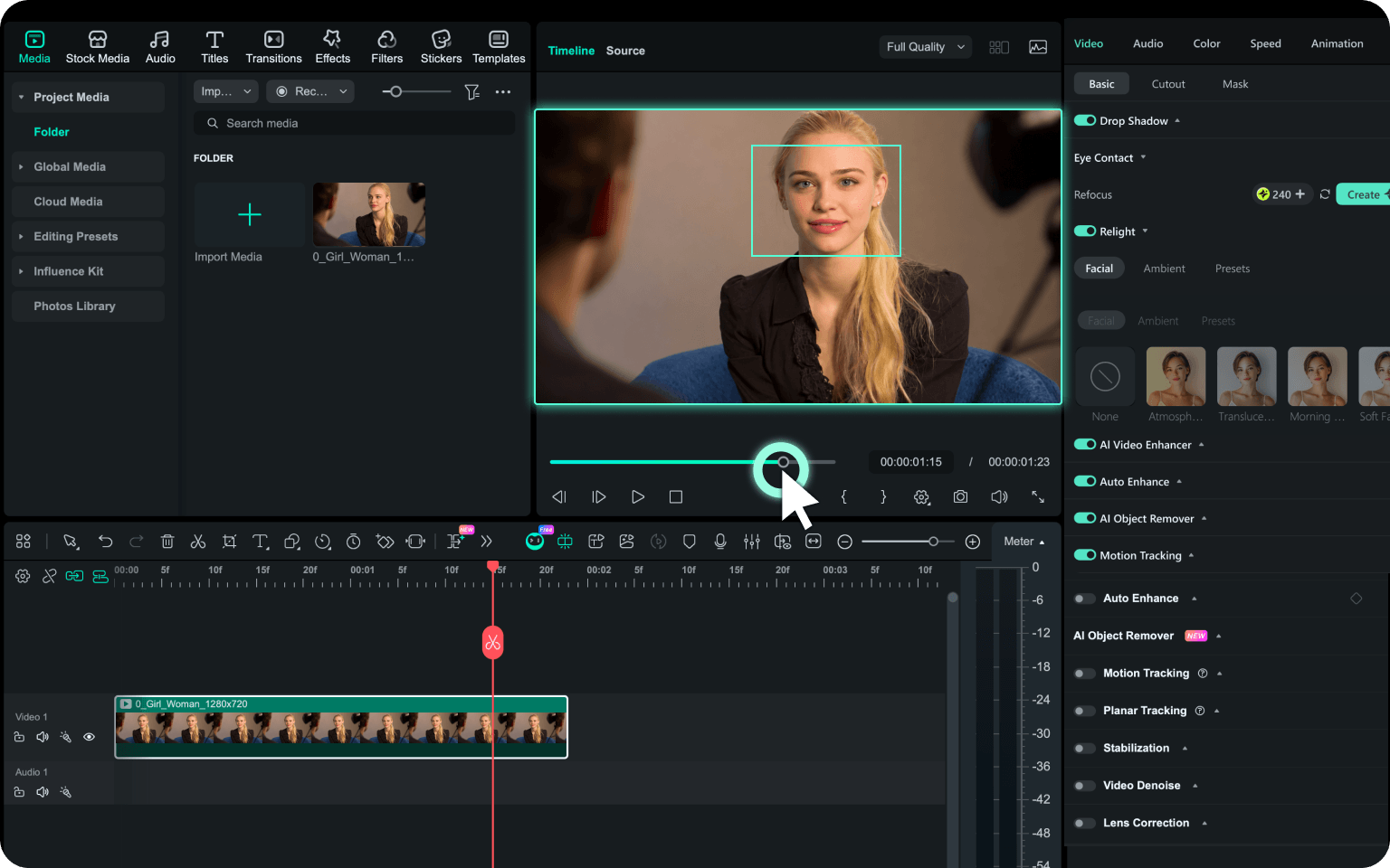 Preview the Corrected Clip and Continue Editing