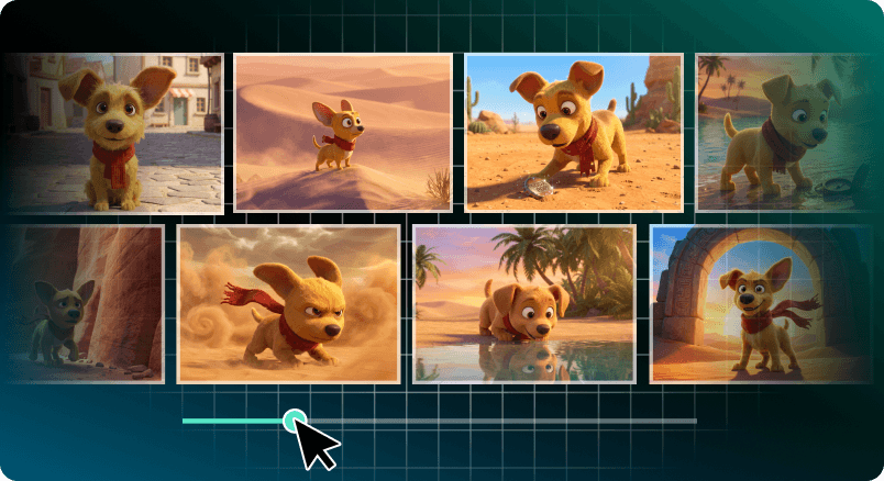 マルチ画像参照モードのプレビュー画面