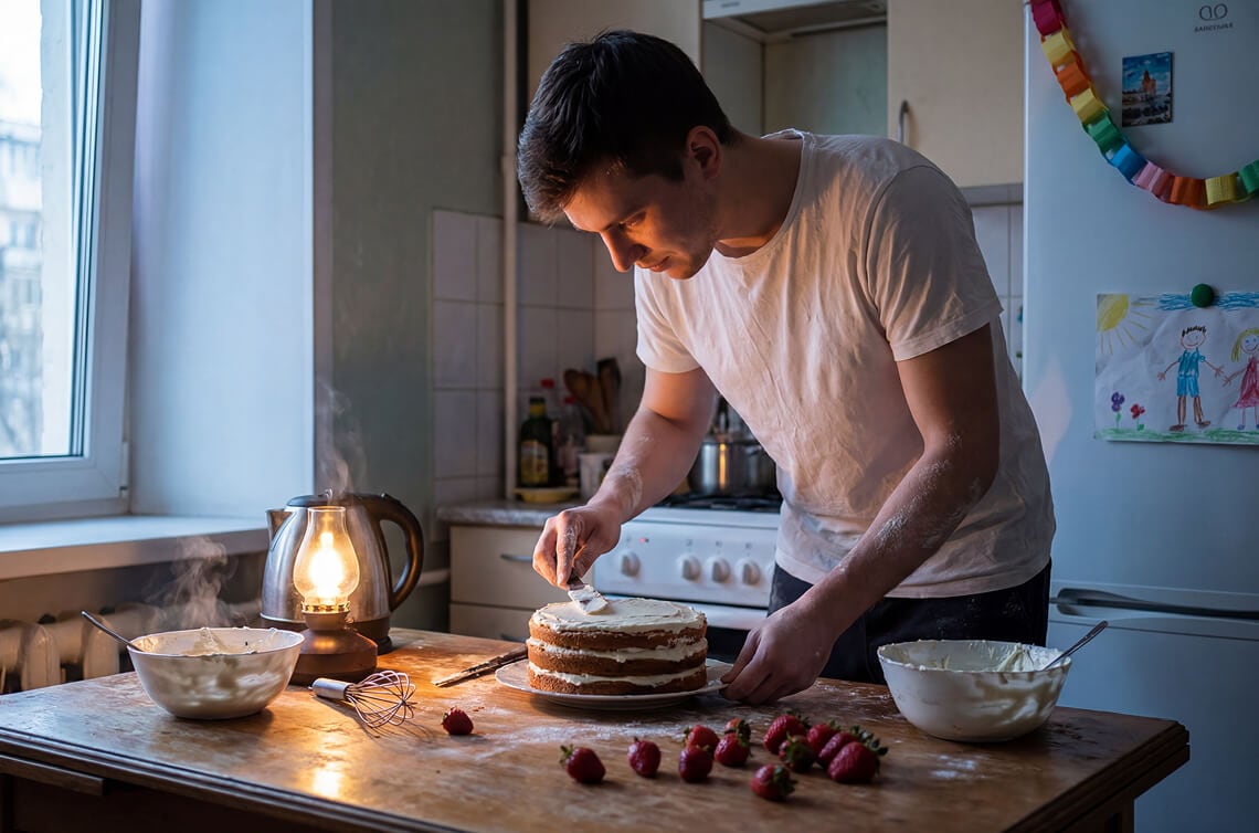 Sora 2用 入力画像（ネオン都市のライダー）