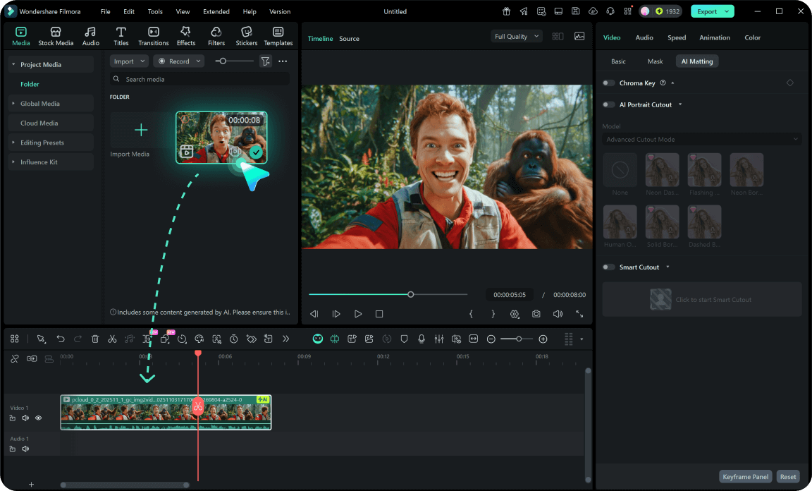 choose captions option