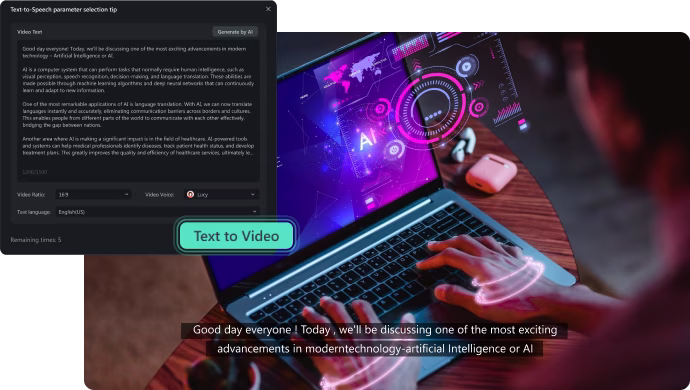 AI Text-To-Video