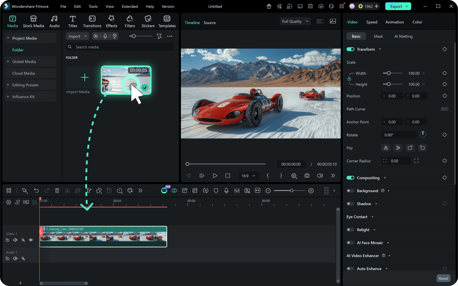 import video to speed ramping video editing software