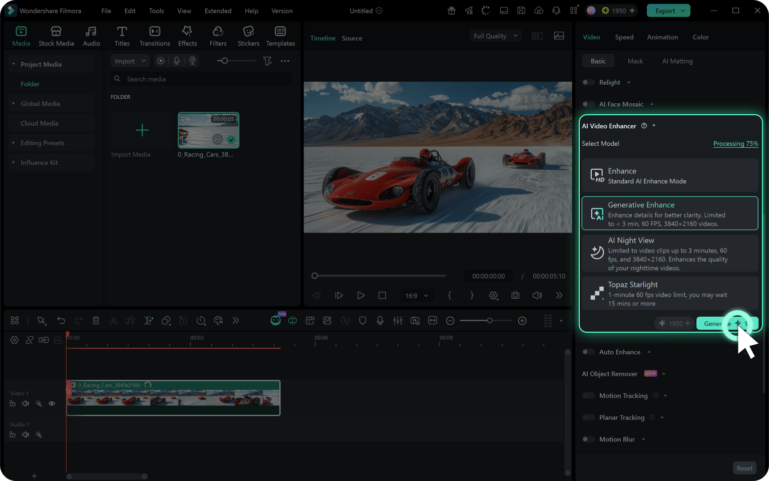 adjust speed curves