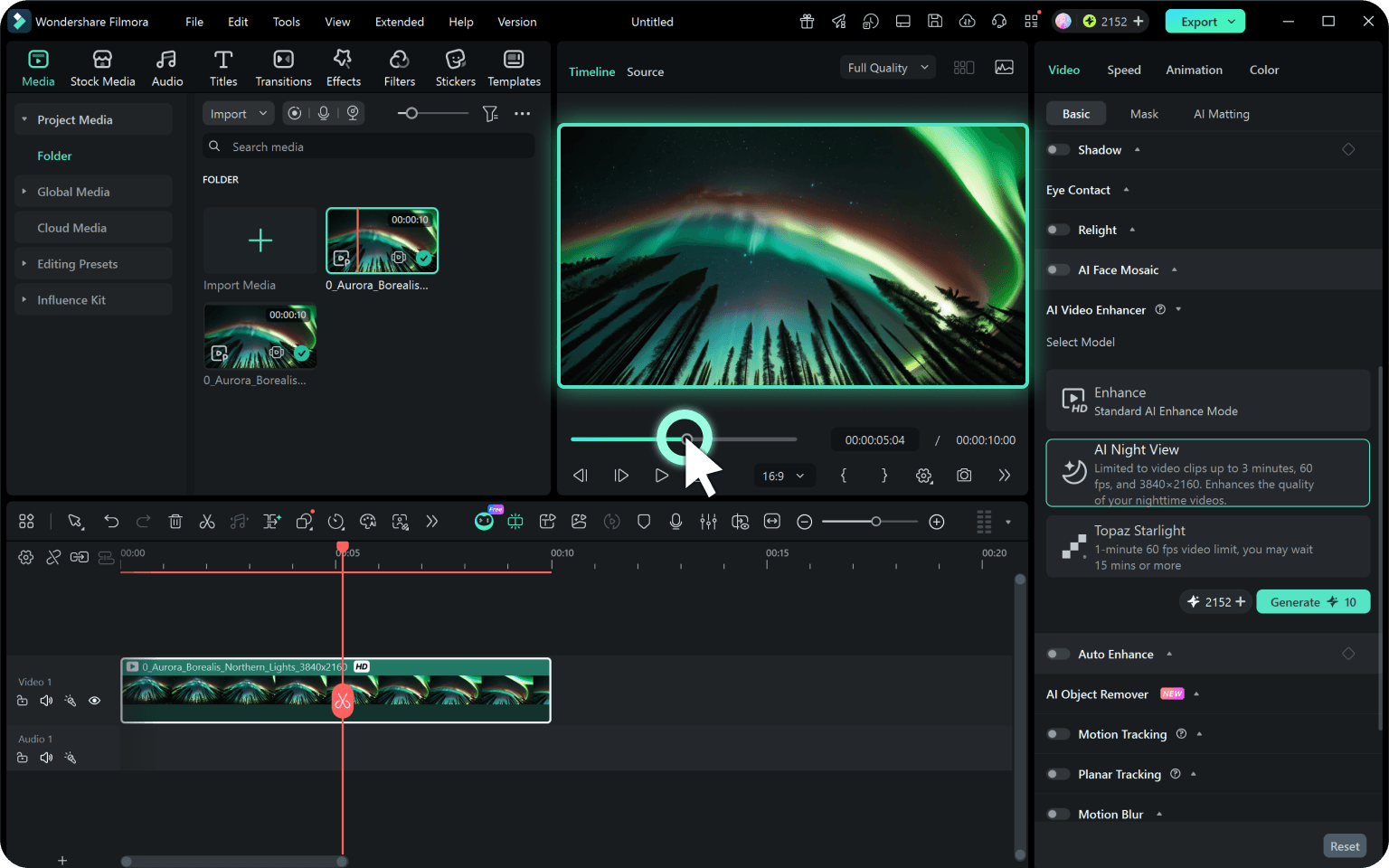 refine the speed ramp effect and export