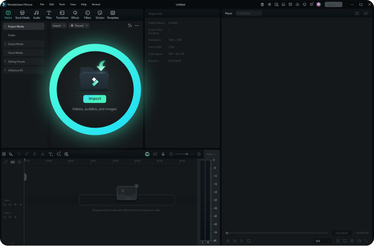 import media files to audio synchronizer