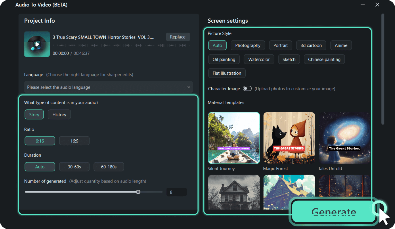 customize settings