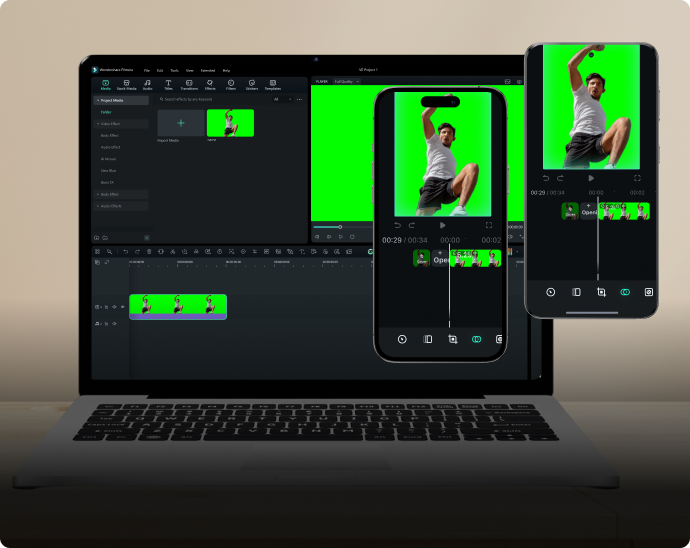 green screen editing software and app